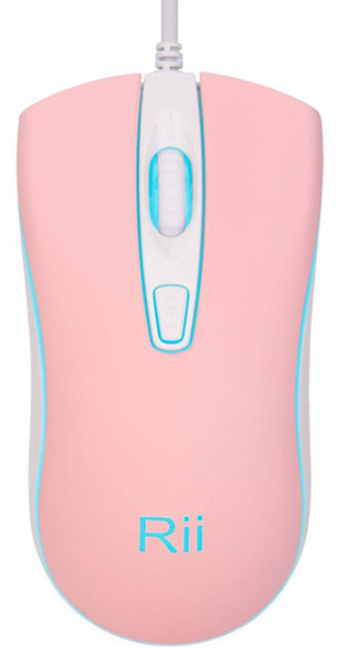 Mouse Para Computadora Cable Usb. Rosado. 0