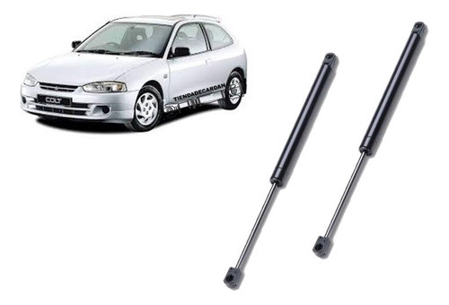 Kit X2 Amortiguadores Baul Mitsubishi Colt 96/03 Clevers 1