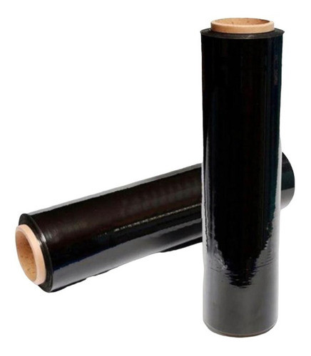 Film Stretch 50cm Negro 4.0 Kg Embalaje Proteccion X2 U 0