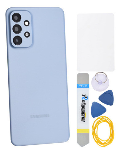 Repuesto Tapa Trasera Plastico Para Samsung A23 Azul 0