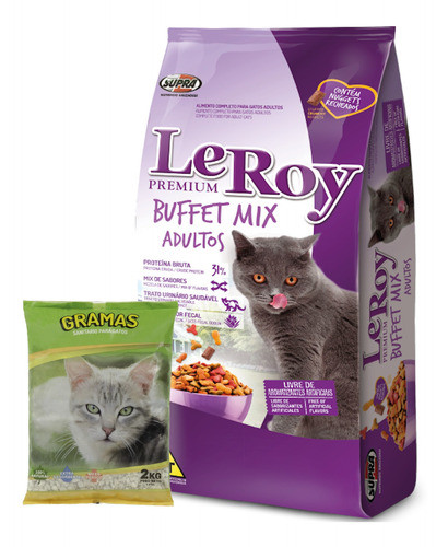 Alimento Gato Le Roy Buffet Mix 10,1 Kg + Promo! 0