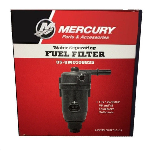 Filtro De Nafta Motor Mercury 300 Hp V8 4 Tiempos 0