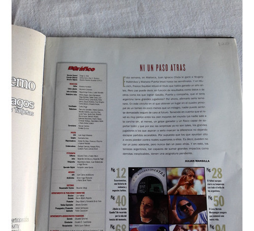 El Grafico Nº 4205 9/5/2000 Oscar Ruggeri Boca River 1