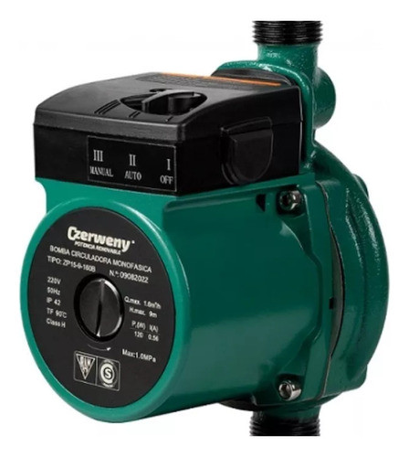 Bomba Presurizadora Agua Czerweny Zp15-9-160b Hasta 2 Baños 0