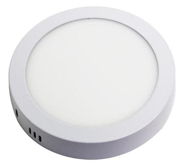 Plafon De Sobrepor Redondo Branco 17cm Led 12w 4000k Bivolt 0