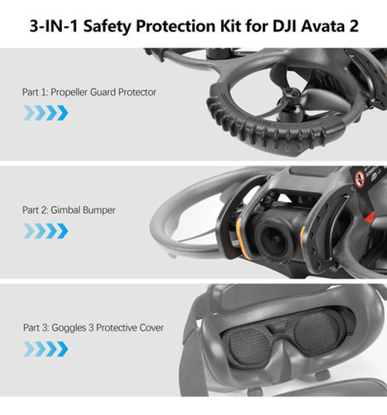 Kit De Proteccion Integral 3 En 1 Para Drone Dji Avata 2 1