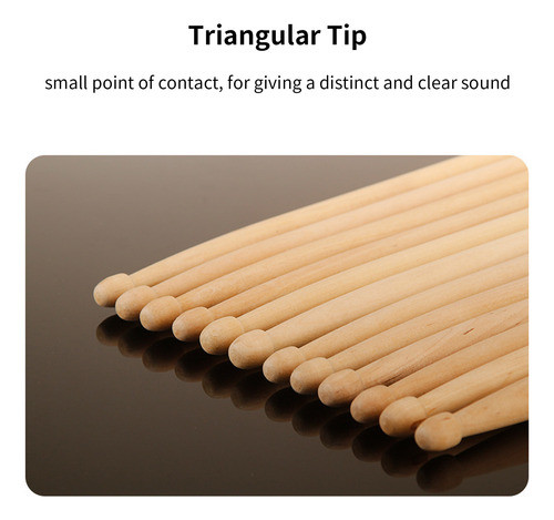 Baqueta Antiderrapante Triangular De Madeira De Bordo 5a 1