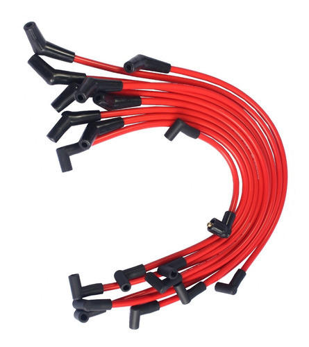 Cables De Bujía Racing 10.5mm Jdmspeed Set Red Para Ford Sb 1