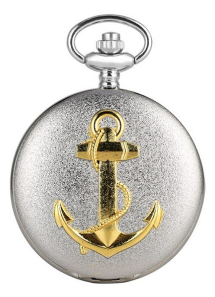 Relógio De Bolso Retro Vintage Steampunk Cor Prata/dourado 0