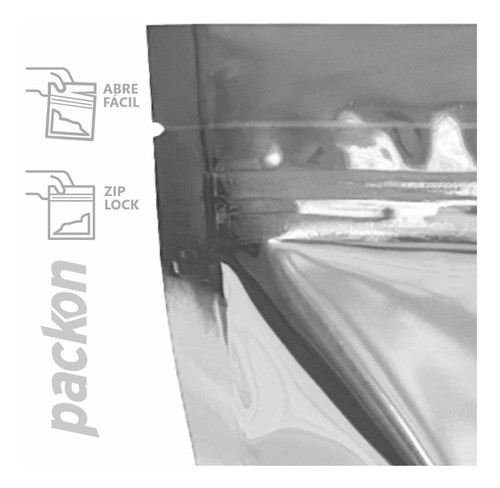 Embalagem Standup Pouch Metalizada 26x36 0,24 Mm 50 Un 1