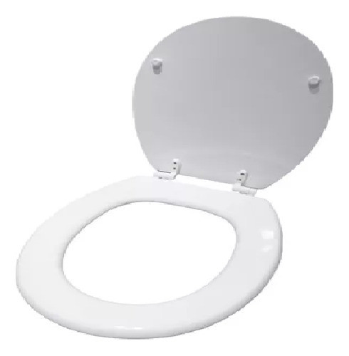 Tapa Asiento Inodoro Blanca Tauro Capea Madera Laqueada 1