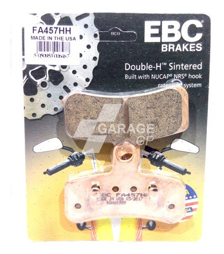 Pastilha Freio Diant Ebc Harley Davidson Fat Boy 08-11 457 0