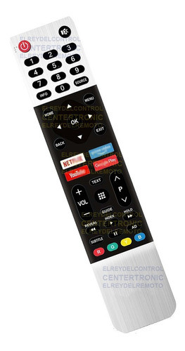 Control Remoto Dm50x7500 Para Noblex Smart Tv 91dm50x7500 0