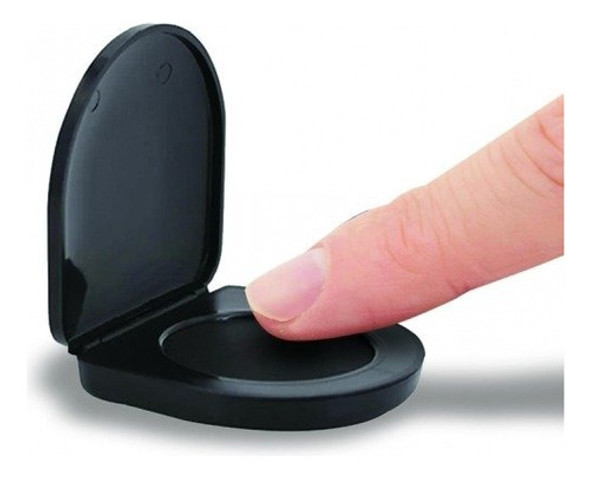 Almohadilla Negra Dactiloscópica Impresiones Digitopulgares 0