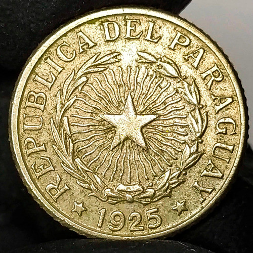 Paraguay 1 Peso 1925 Antigua Moneda Colección 1