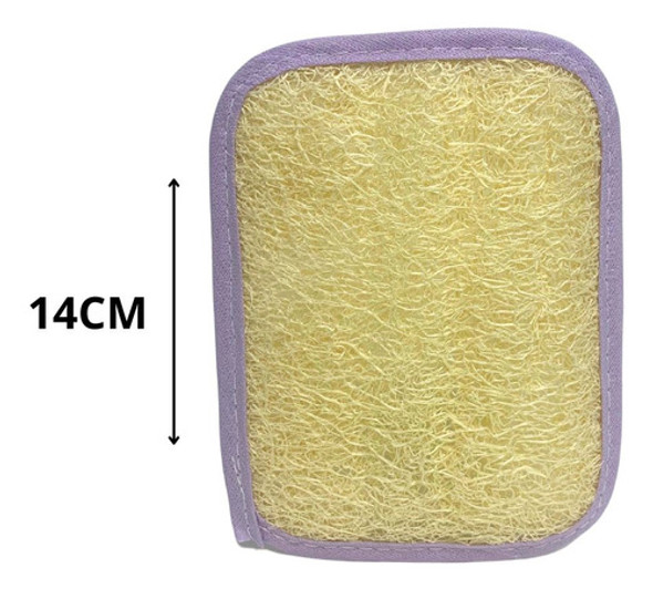 Esponja Vegetal Bucha Para Esfoliação De Corpo P/banho 12 Un 1