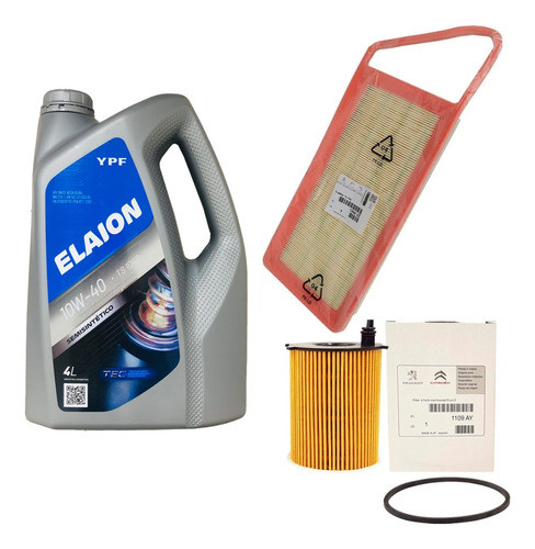 Combo Filtros Originales Aceite 4 Litros Peugeot 207 1.4 Hdi 0
