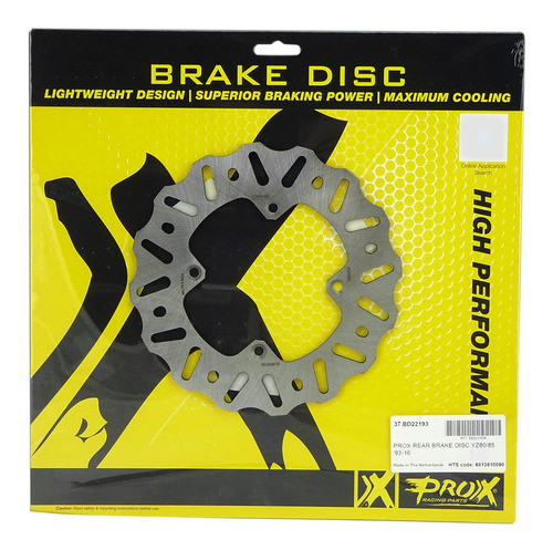 Disco Freno Trasero Yamaha Yz 85 - Prox Racing 0