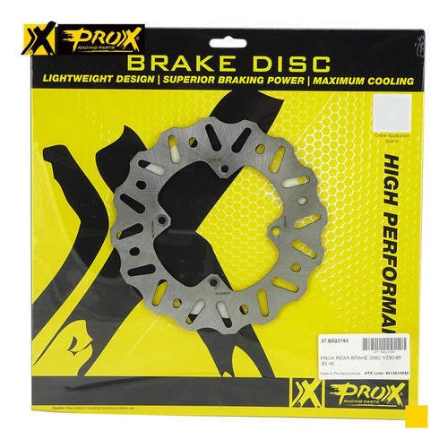 Disco Freno Trasero Yamaha Yz 85 - Prox Racing 1