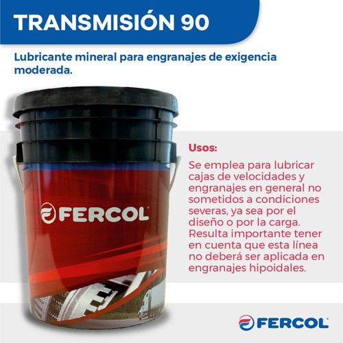 Aceite Transmision 90 Caja 20l Fercol Camion Auto Zona Norte 1