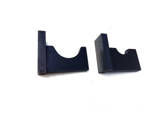 Suporte De Parede Preto Horizontal Para Tacos 0