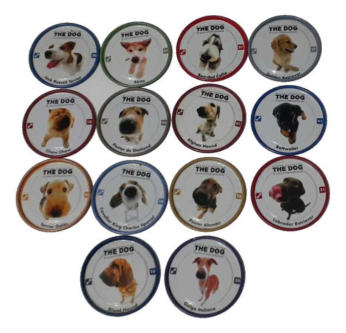 Lote De 14 Tazos Metalicos The Dog Pepsico 2005 0
