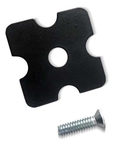 Puxador Colonial Santa Fé 3/16 Redondo Preto 22 Uni 0