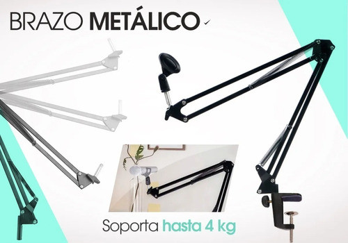 Soporte Brazo Para Microfono Condenser Bm800 Stremear Tiktok 1