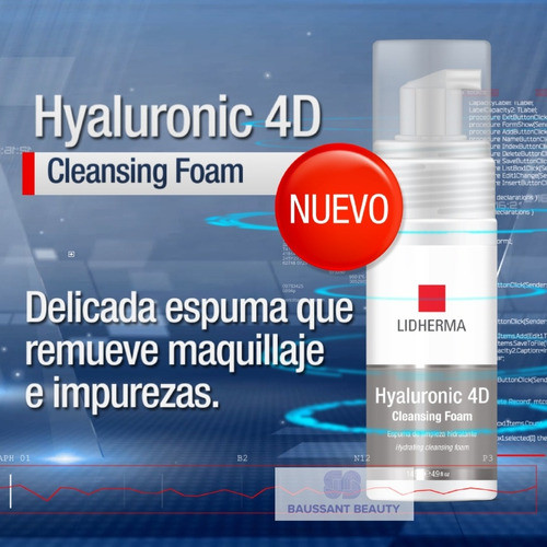 Lidherma Espuma De Limpieza Facial Con Acido Hialuronico 1
