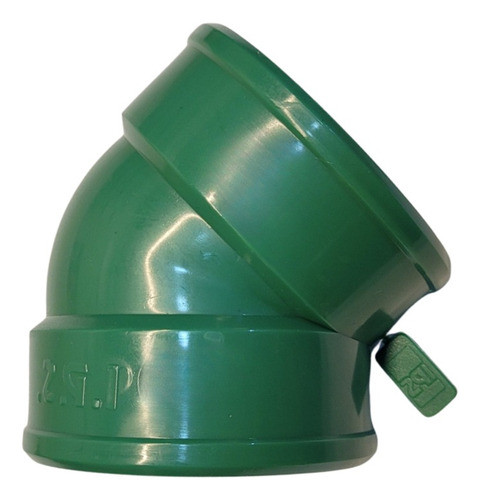 Codo 63 A 45 Termofusion Verde Agua Ips 0