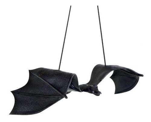 Enfeite Halloween Morcego De Borracha 32 X 13,3 Cm 1