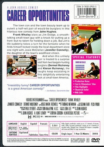 Dvd Career Opportunities / Destinos Opuestos 1