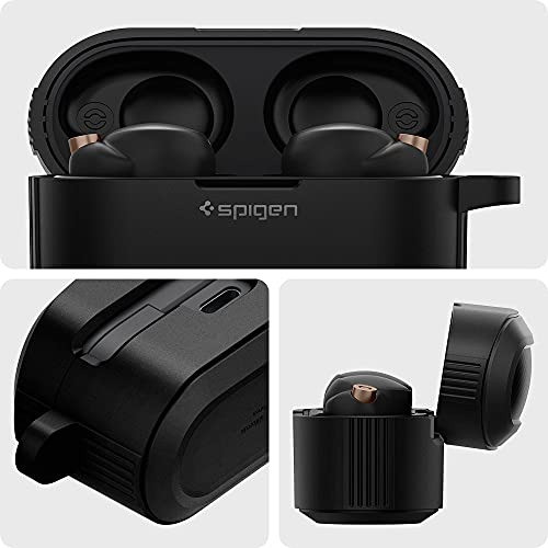 Protector De Estuche De Carga Sony Wf-1000xm4 Spigen Negro 1