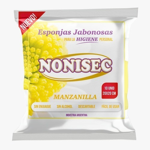 Paños Jabonosos Nonisec Para Higiene Personal X 100 Unidades 0
