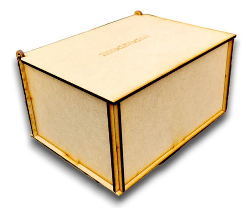 Caja Con Tapa 20x15x10 - Mdf / Fibrofacil X 5 Un. 0