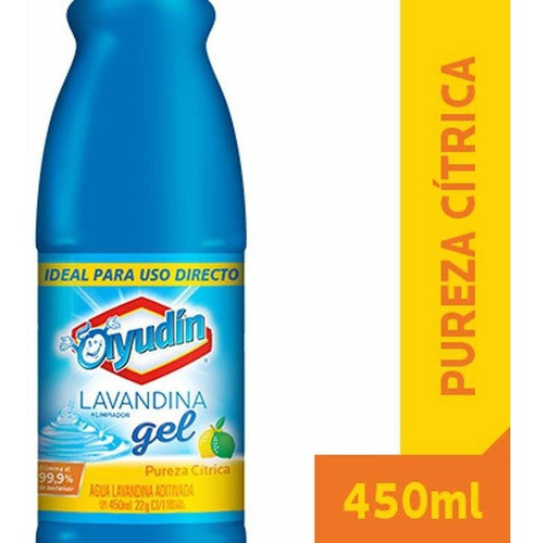 Pack X 12 Unid. Lavandina  Gelcitrica 450 Ml Ayudin Lavandi 0