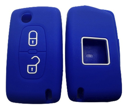 Cubre Llave De Silicona C3 - C4 - Picasso - Berlingo Azul 0