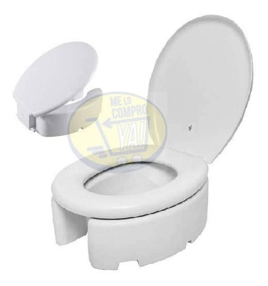 Asiento Elevador Inodoro Alto Tapa Sobre Water Soporta 150kg 1