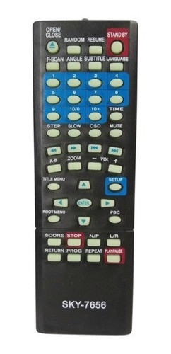 Cr-2474 Controle Remoto Compatível Dvd Lenoxx Sky-7656 0