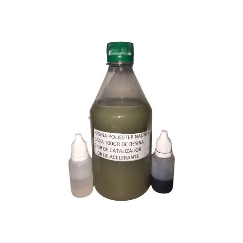 Resina Nautica X 1/2 Kilo + Acelerante + Catalizador 0