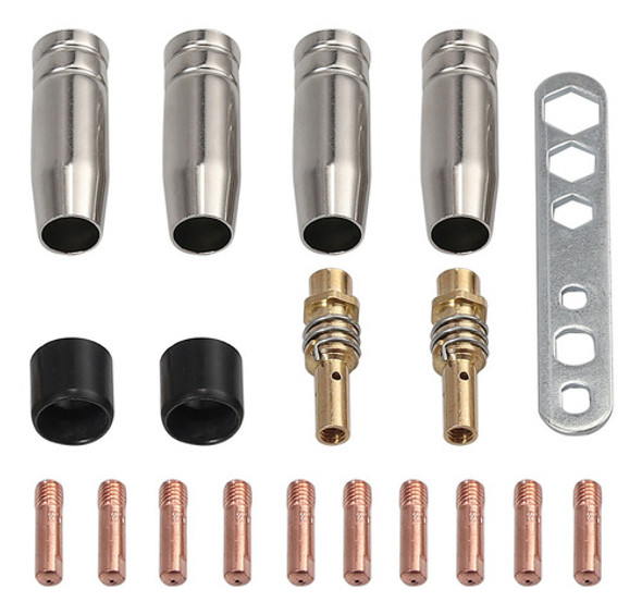 Bocal De Soldagem Por Contato E Soldagem Mig/mag 19pcs Binze 0