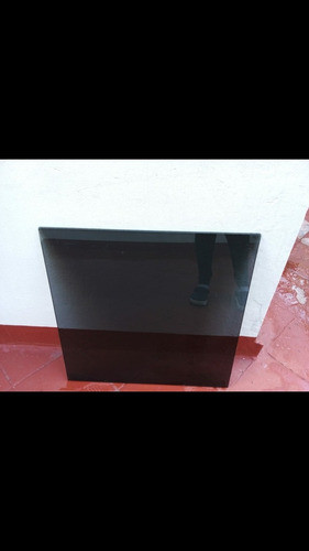 Vidrio Gris Humo Biselado 0.60 X 0.60 Cm. X 1 Espesor. 0