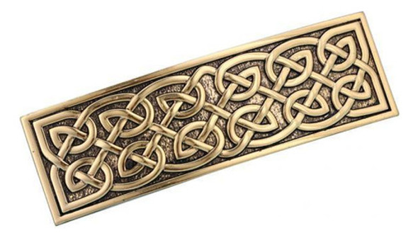 Grampo De Cabelo Prateado Antigo 4 Pcs 0