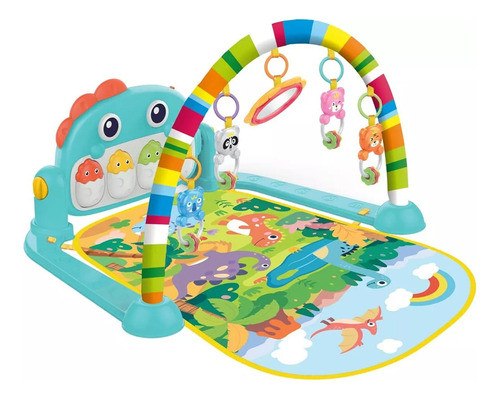 Gimnasio Dino Piano Con Actividades Luz Y Sonido Cod 7924 1
