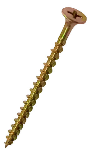 Tornillos Carpinteria Fix Dorado 4 X 50 X 200 Unidades 0