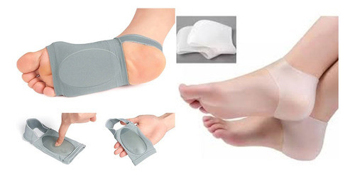 Plantales Silicona Y  Licra Anti Presion Impacto + Regalo 0