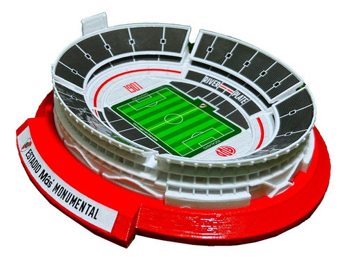 Replica Estadio River Plate Led Mas Monumental 3d Oficial 0
