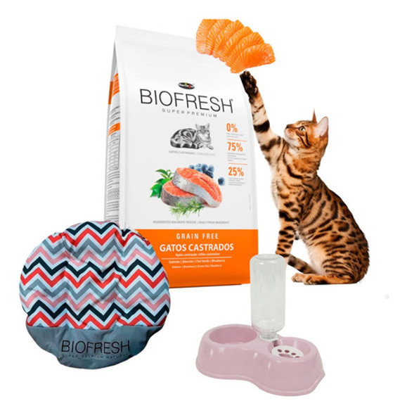 Ración Gato Castrado Biofresh Adulto 7.5kg +dispenser Regalo 0 Ración Gato Castrado Biofresh Adulto 7.5kg +dispenser Regalo 0
