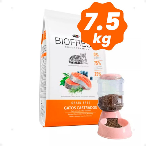 Ración Gato Castrado Biofresh Adulto 7.5kg +dispenser Regalo 0 Ración Gato Castrado Biofresh Adulto 7.5kg +dispenser Regalo 0