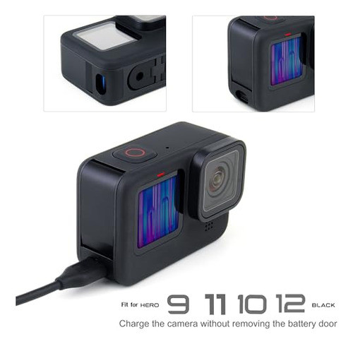 Tapa Lateral De Gopro Hero 9 10 11 12 Black 1